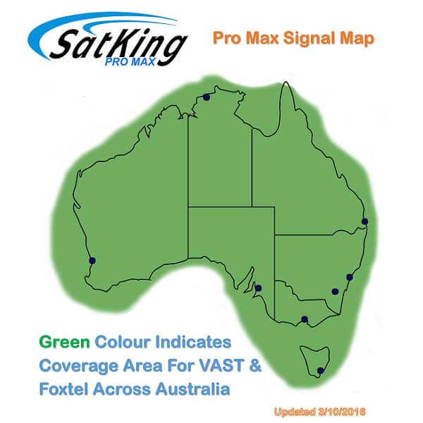 satellite signal coverage map
